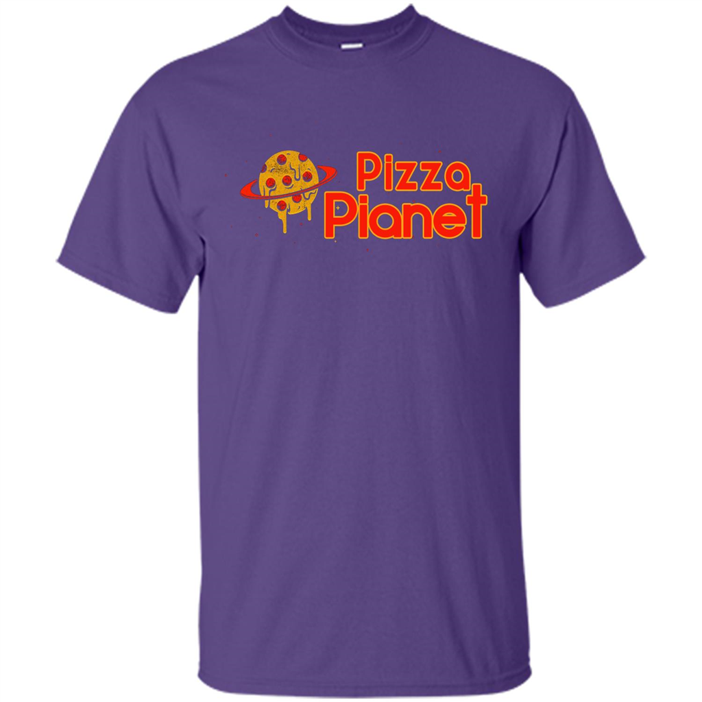 Pizza Lover T-shirt Pizza Pianet Purple