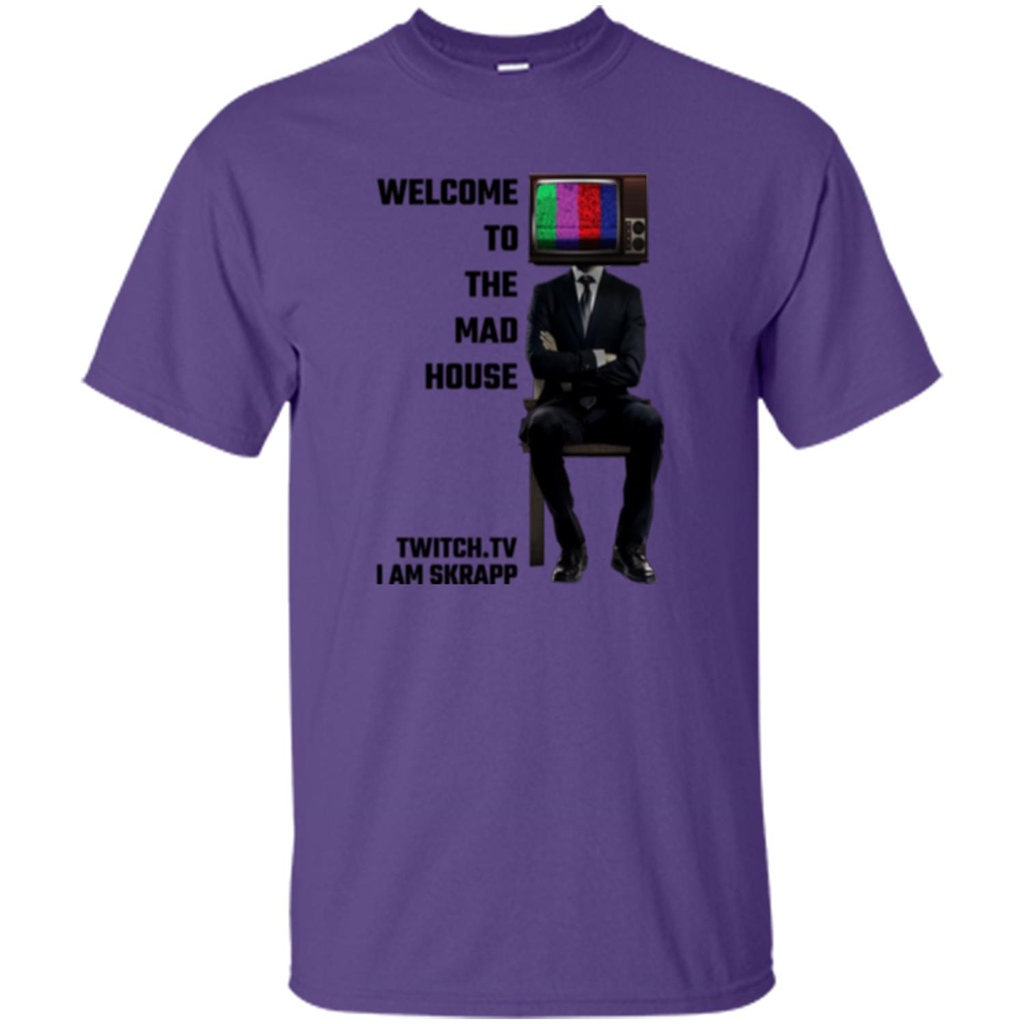 Welcome To The Mad House - I Am Skrapp T-shirt Purple