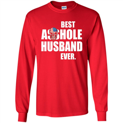 Best Asshole Husband Ever T-shirt Red
