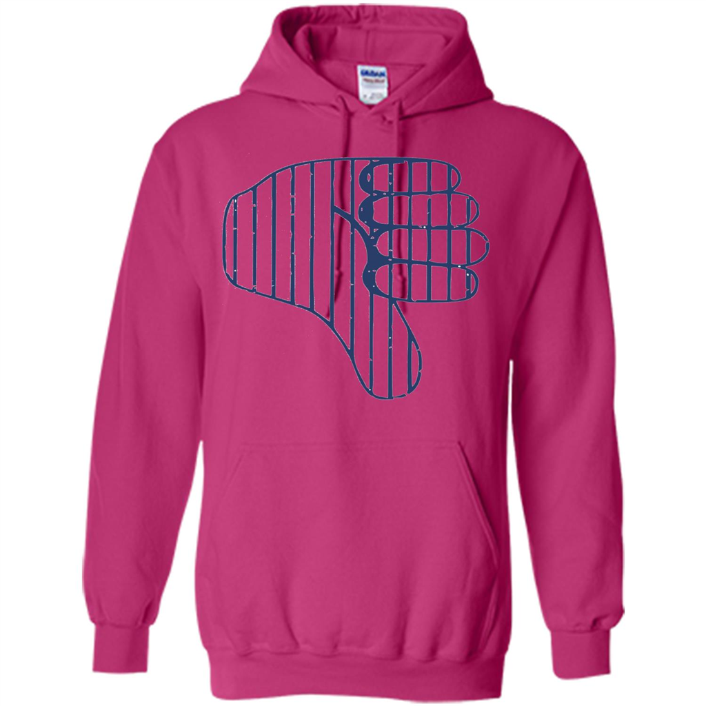 Baseball T-shirt Baseball Celebration Thumbs Down T-shirt Heliconia