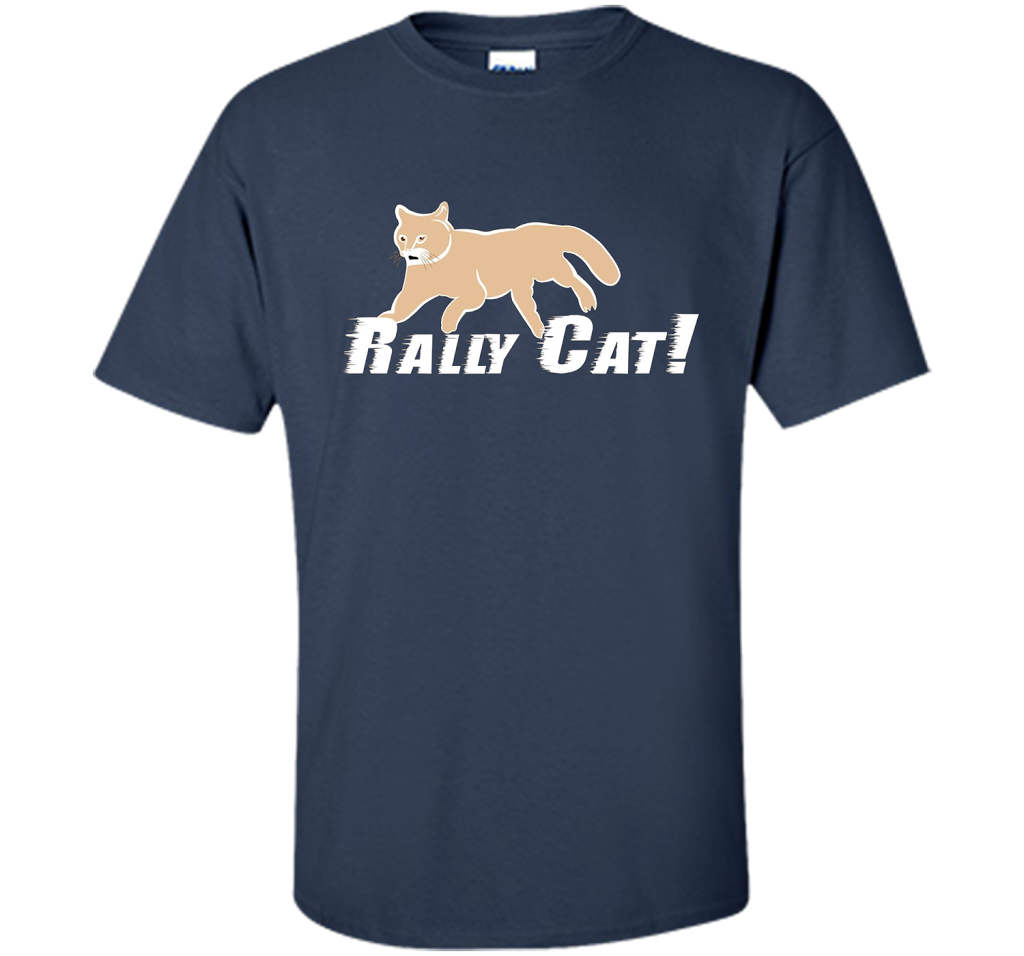 St. Louis Baseball Rally Cat T-Shirt t-shirt Navy