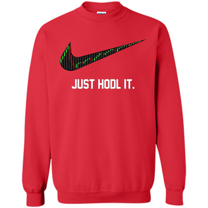 Funny Saying Just Hodl It T Shirt Cryptocurrency T-Shirt Red