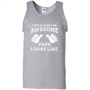 Papa T-shirt Mens This Is What An Awesome Papa Looks Like
