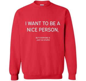 I Want To Be A Nice Person T-shirt