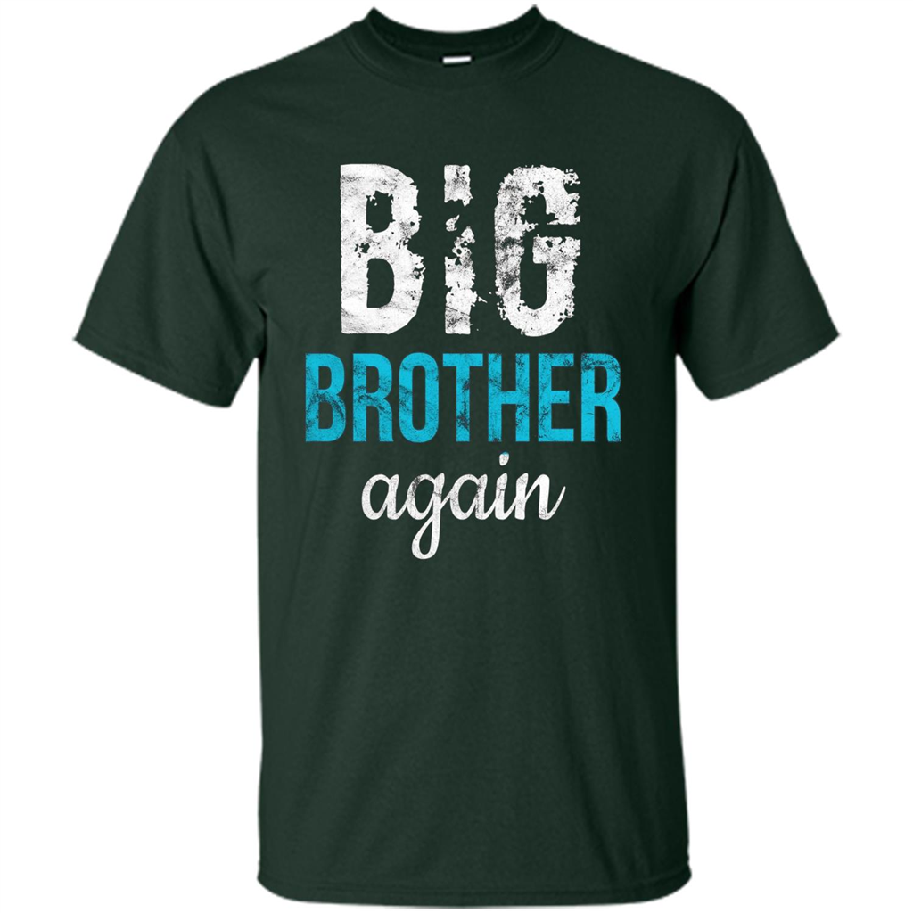 Big Brother Again Distressed T-shirt Forest Green