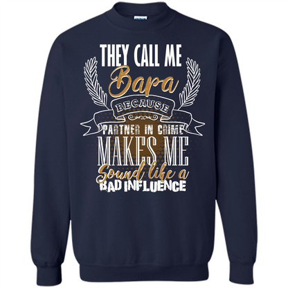 Bapa T-shirt They Call Me Bapa Because Partner In Crime T-shirt Navy