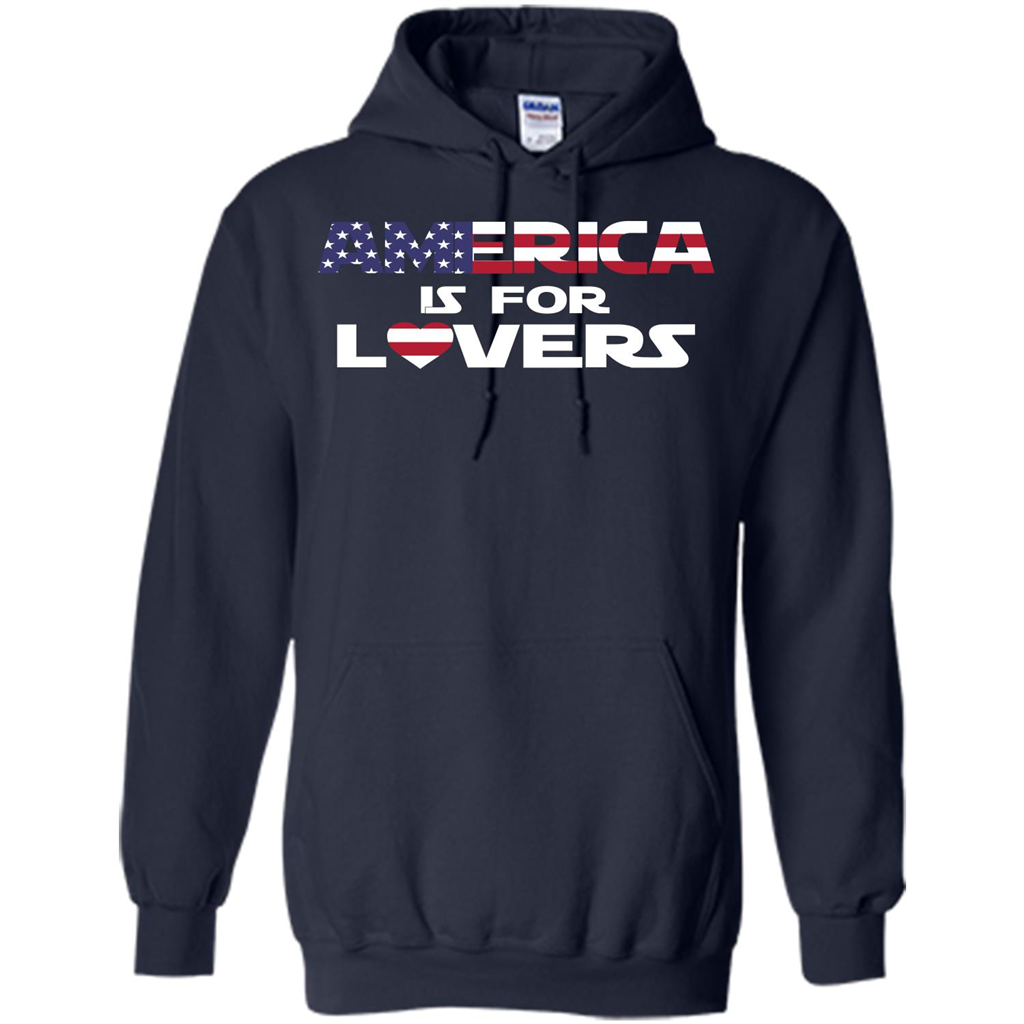 America Is For Lovers T-shirt Navy