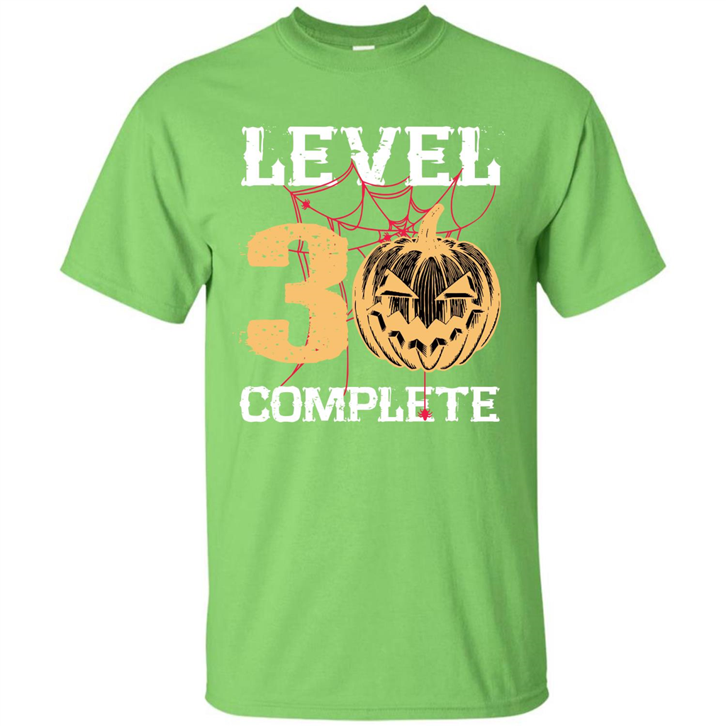 Halloween T-shirt Level 30 Complete Lime