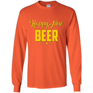 Happy New Beer T-shirt Beer Lover T-shirt