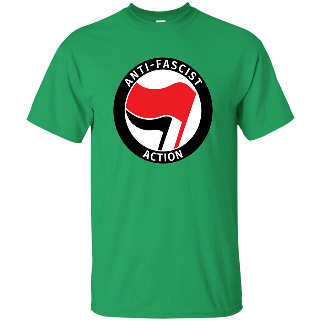 Anti - Fascist Action T-shirt Irish Green