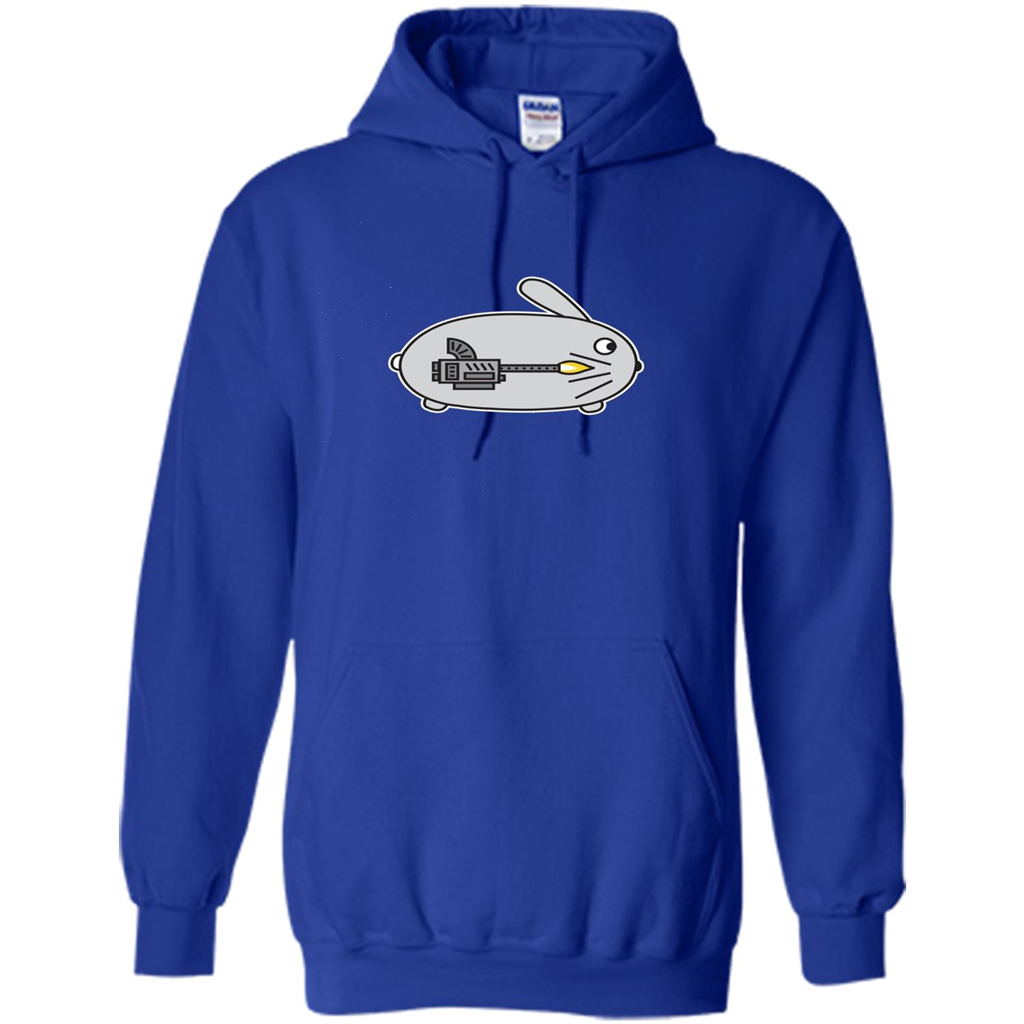 Bunny vs Dinosaur T-shirt Royal