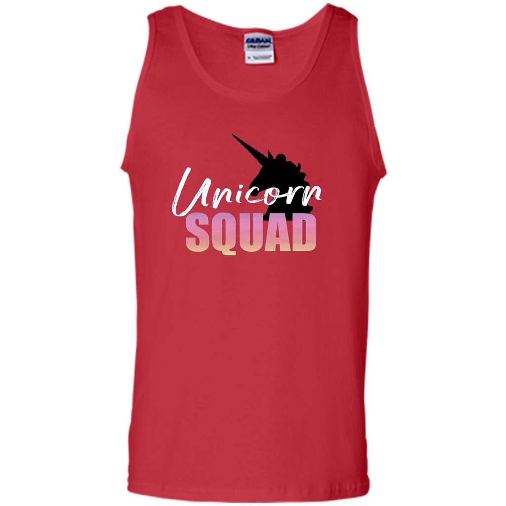 Unicorn Squad Rainbow Unicorns T-Shirt Red