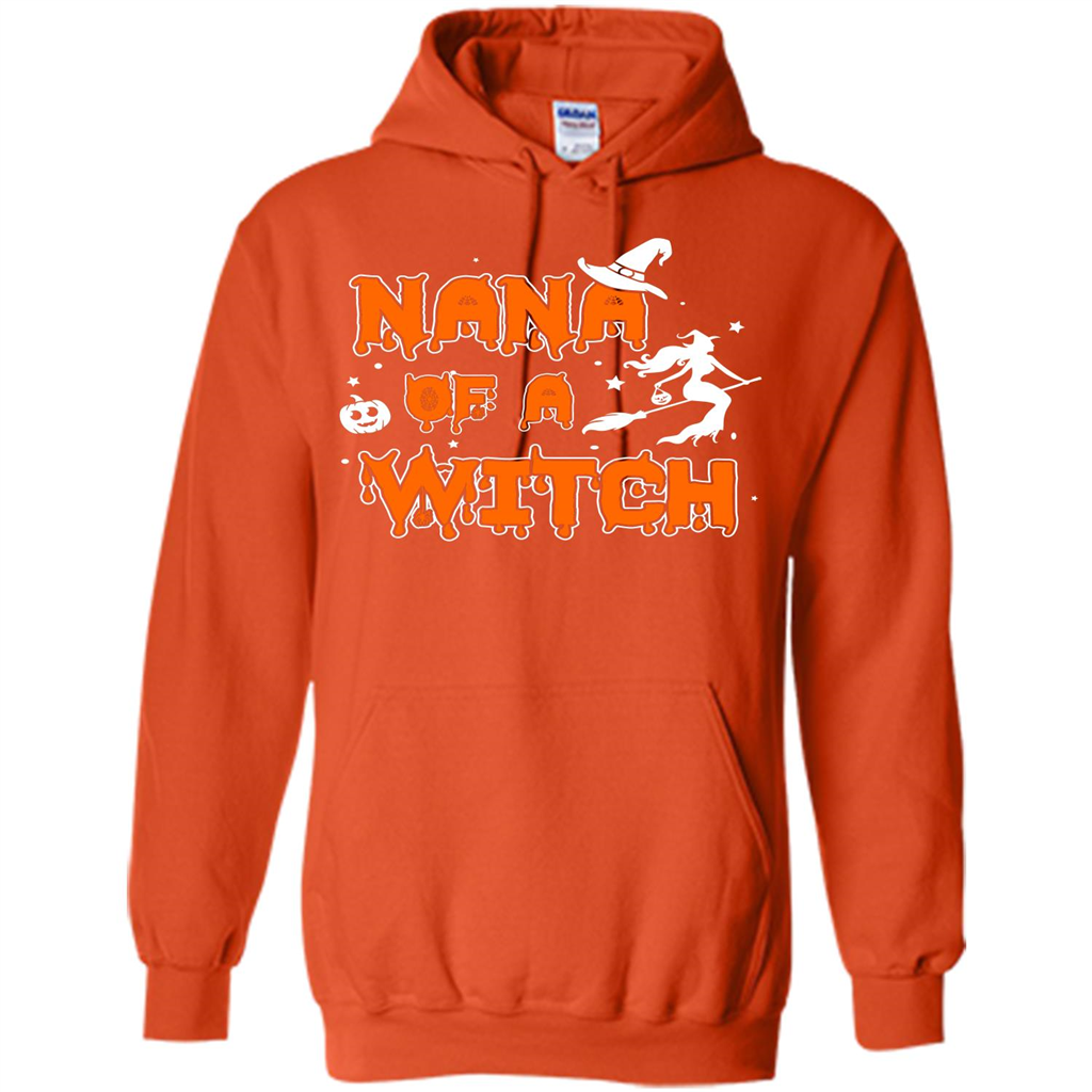 Halloween T-shirt Nana Of A Witch Orange