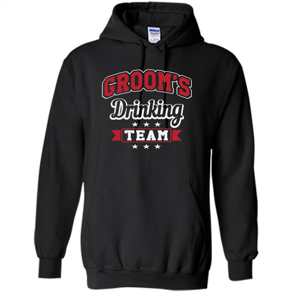 Funny Groom's Drinking Team T-shirt Bachelor Party Orange