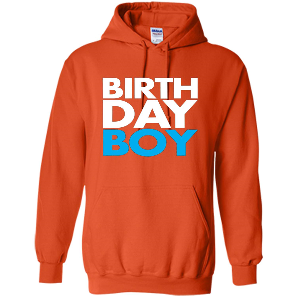 Birth Day Boy T-shirt Orange