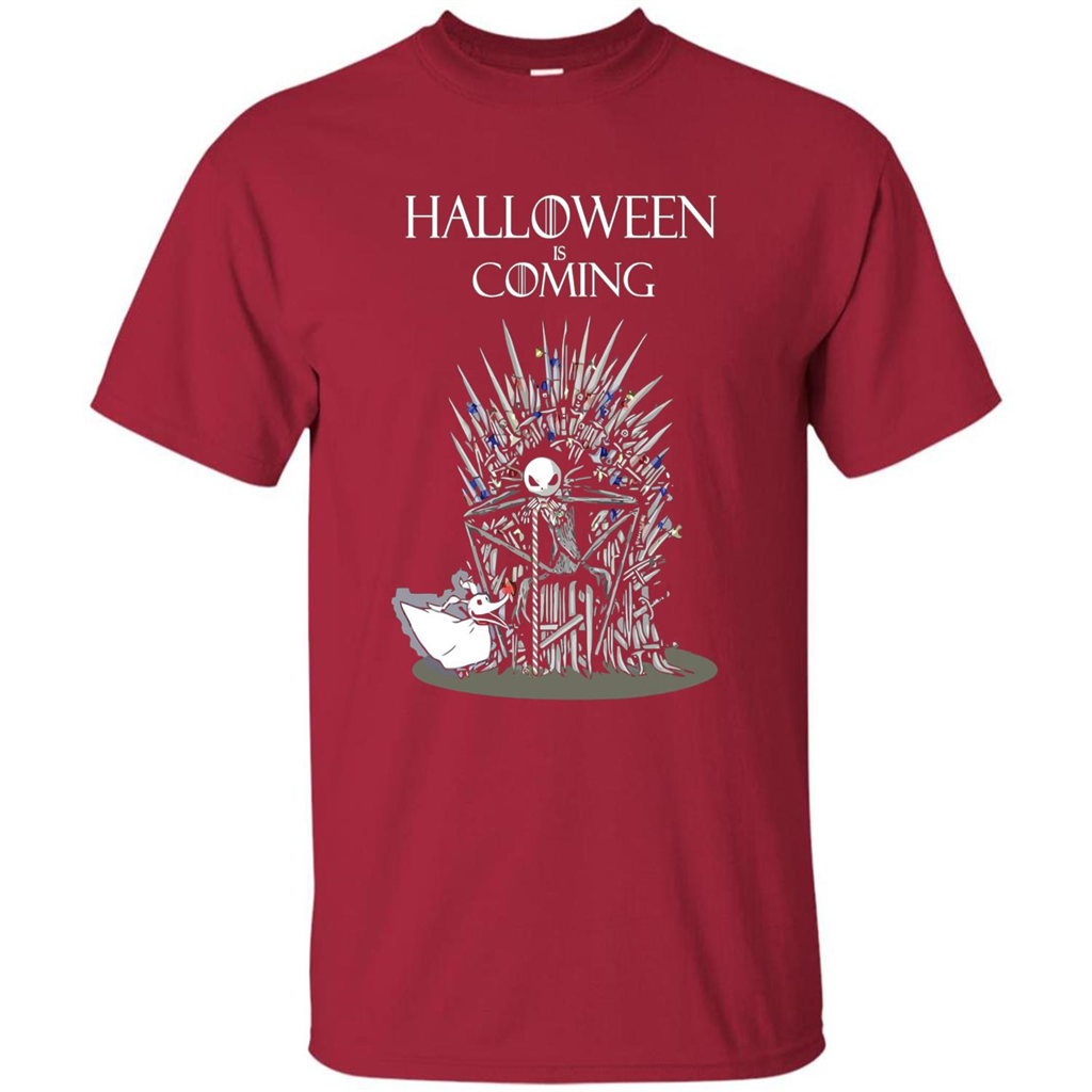Funny Halloween Is Coming T-shirt Cardinal