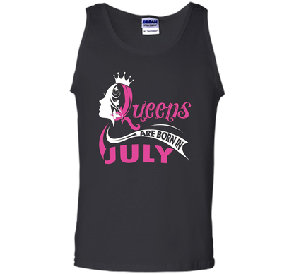 Queens Are Born In July T-shirts t-shirt Black