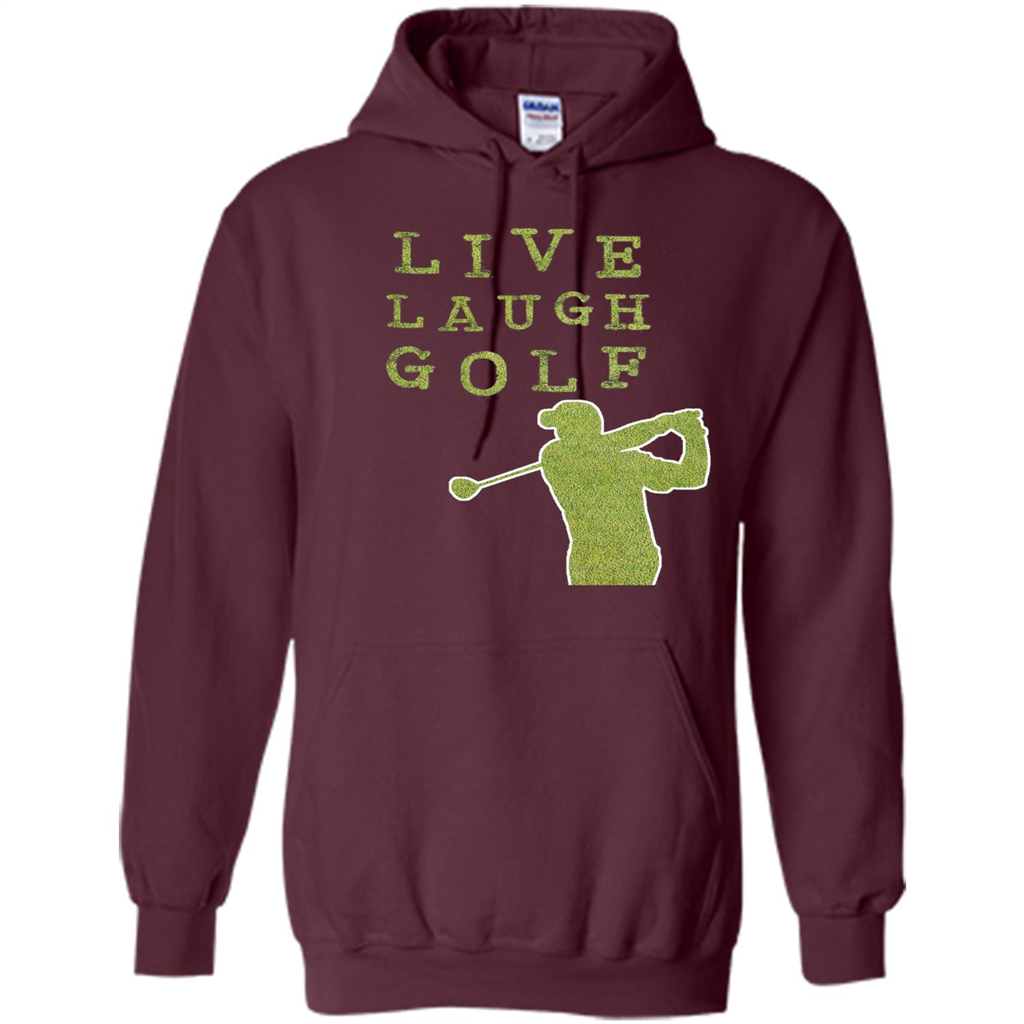 Love Golf T-shirt Live Laugh Golf T-shirt Maroon