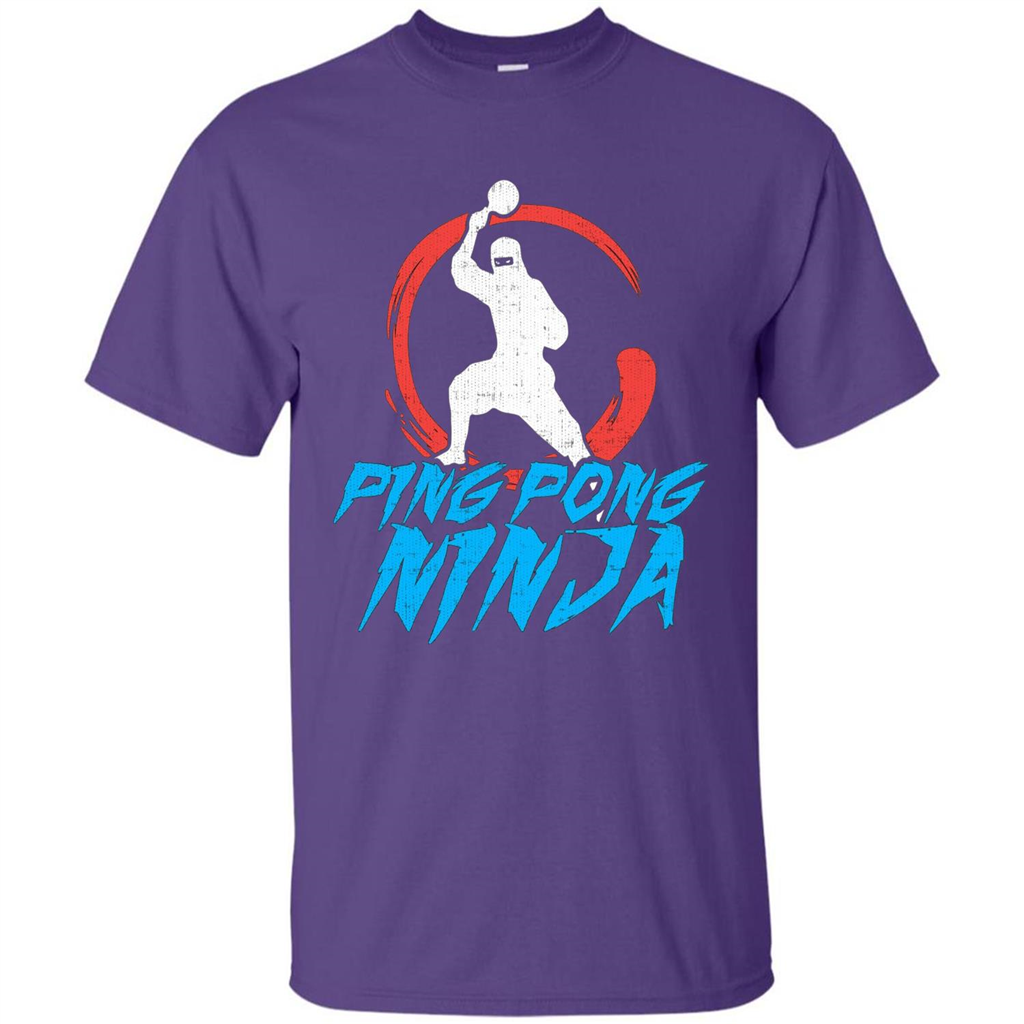 Ping Pong Ninja T-Shirt Purple
