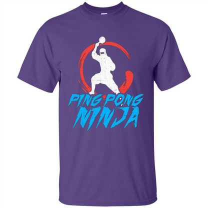 Ping Pong Ninja T-Shirt Purple