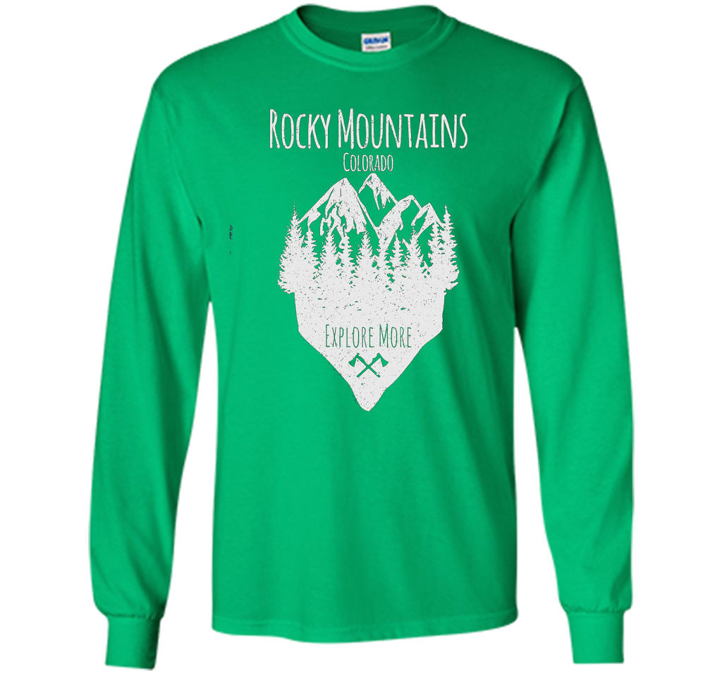 PREMIUM Rocky Mountains, Colorado - Souvenir T-Shirt t-shirt Irish Green