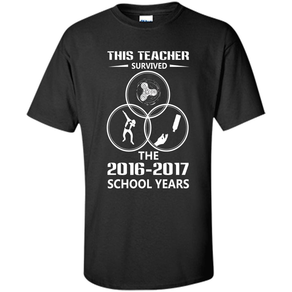 This Teacher Survived The 2016 2017 School Years T-shirt Black