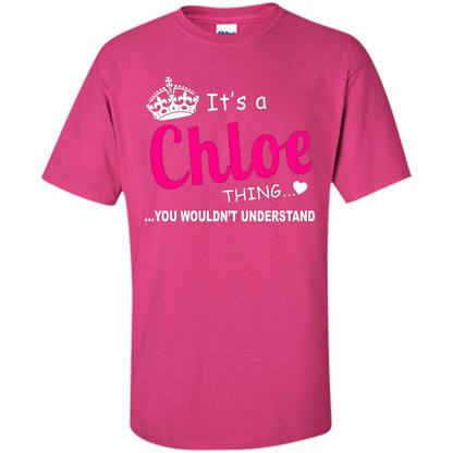 It's Chloe Thing T-shirt Heliconia