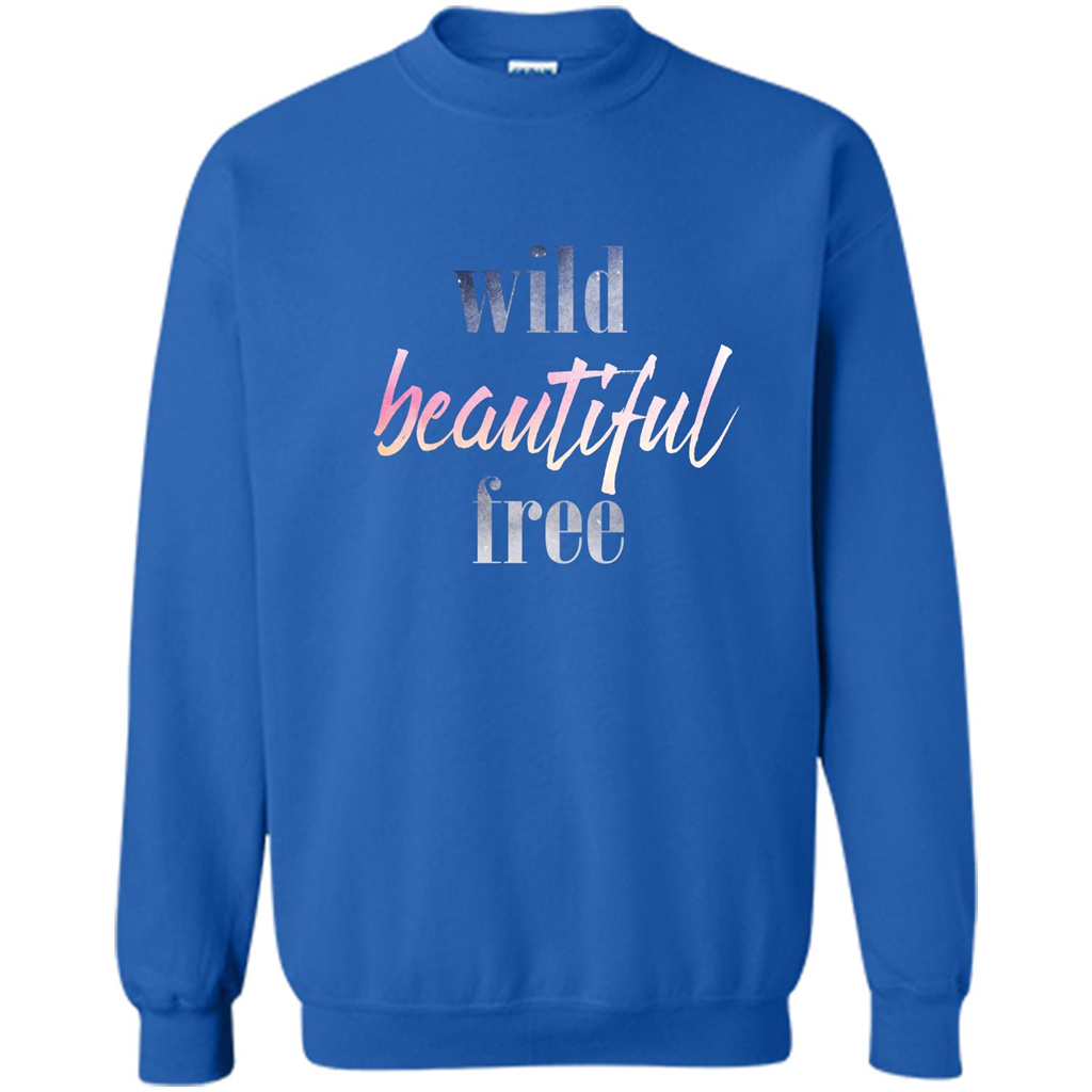 Wild Beautiful Free T-shirt Royal