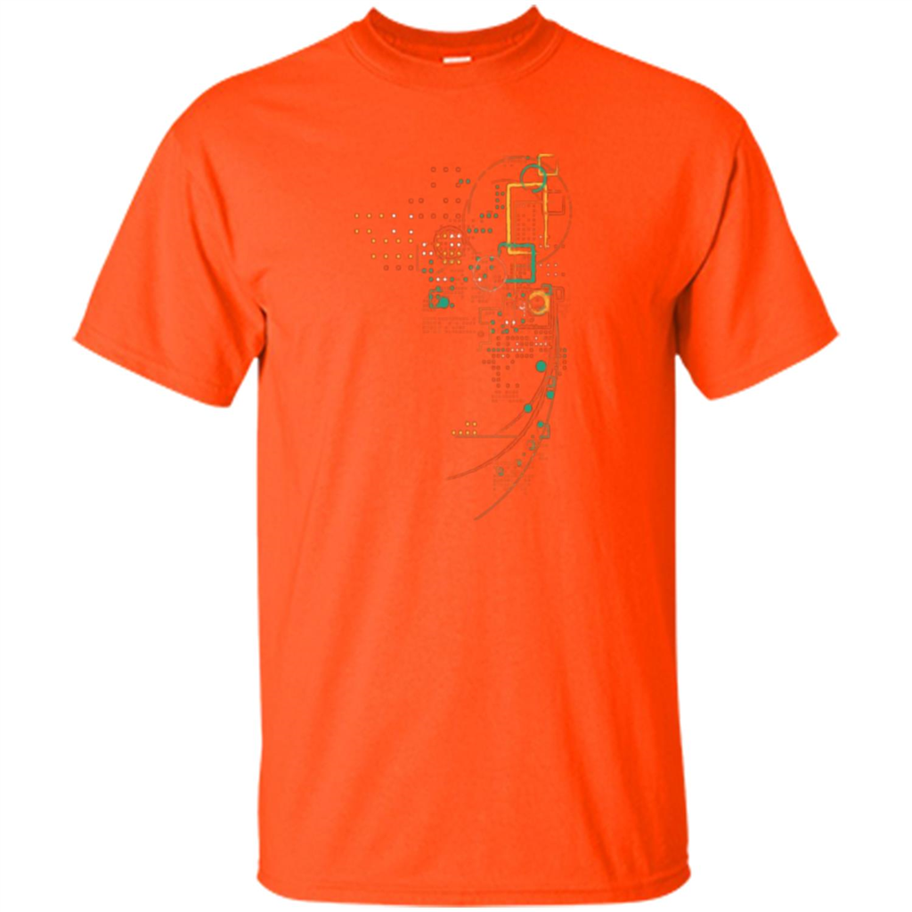City Grid T-shirt Orange