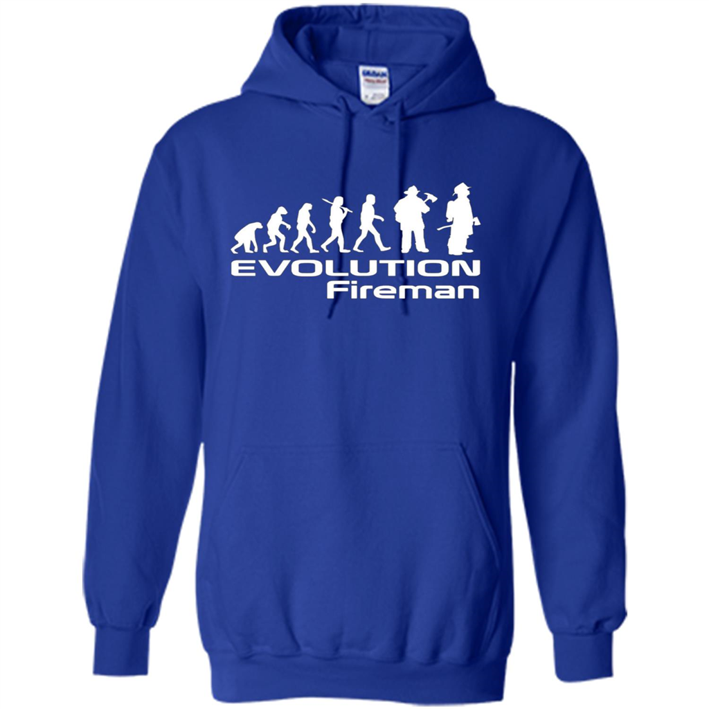 Firefighter T-shirt - Evolution Fireman T-shirt Royal