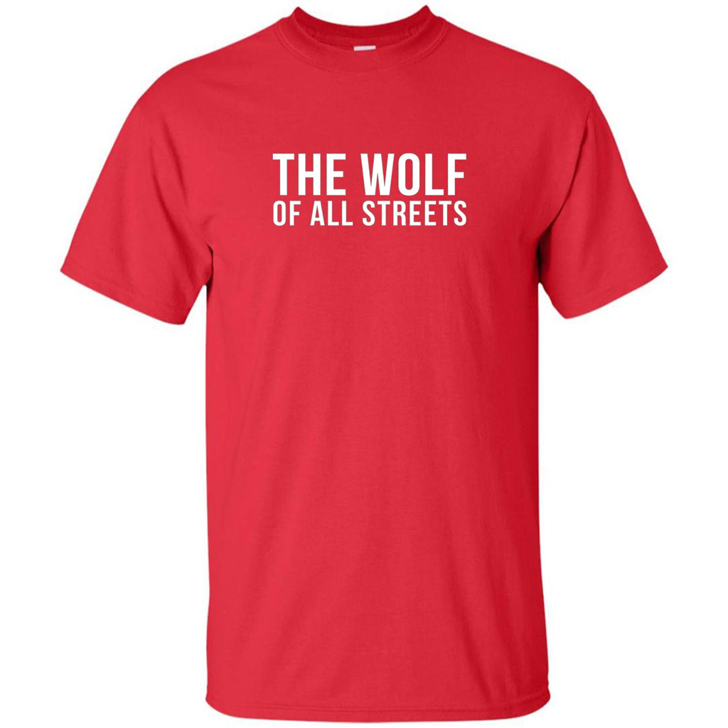 The Wolf Of All Streets T-shirt Red