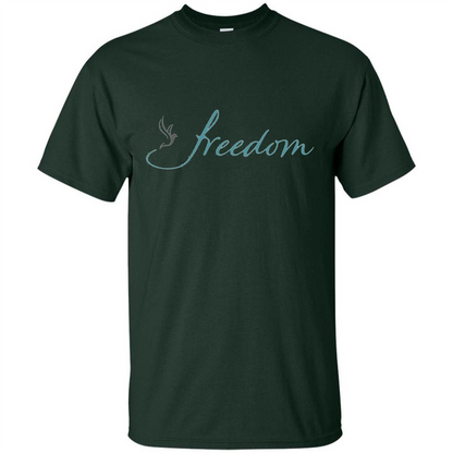 Freedom Dove T-shirt Forest Green