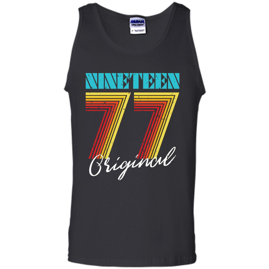 Original 1977 Birthday T-shirt Black