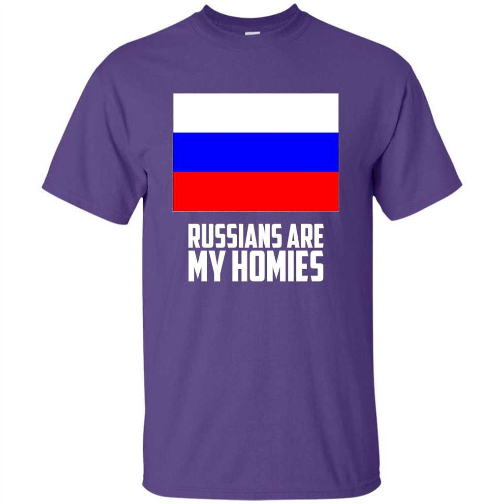 Russians Are My Homies T-shirt Purple