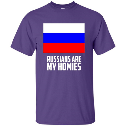 Russians Are My Homies T-shirt Purple