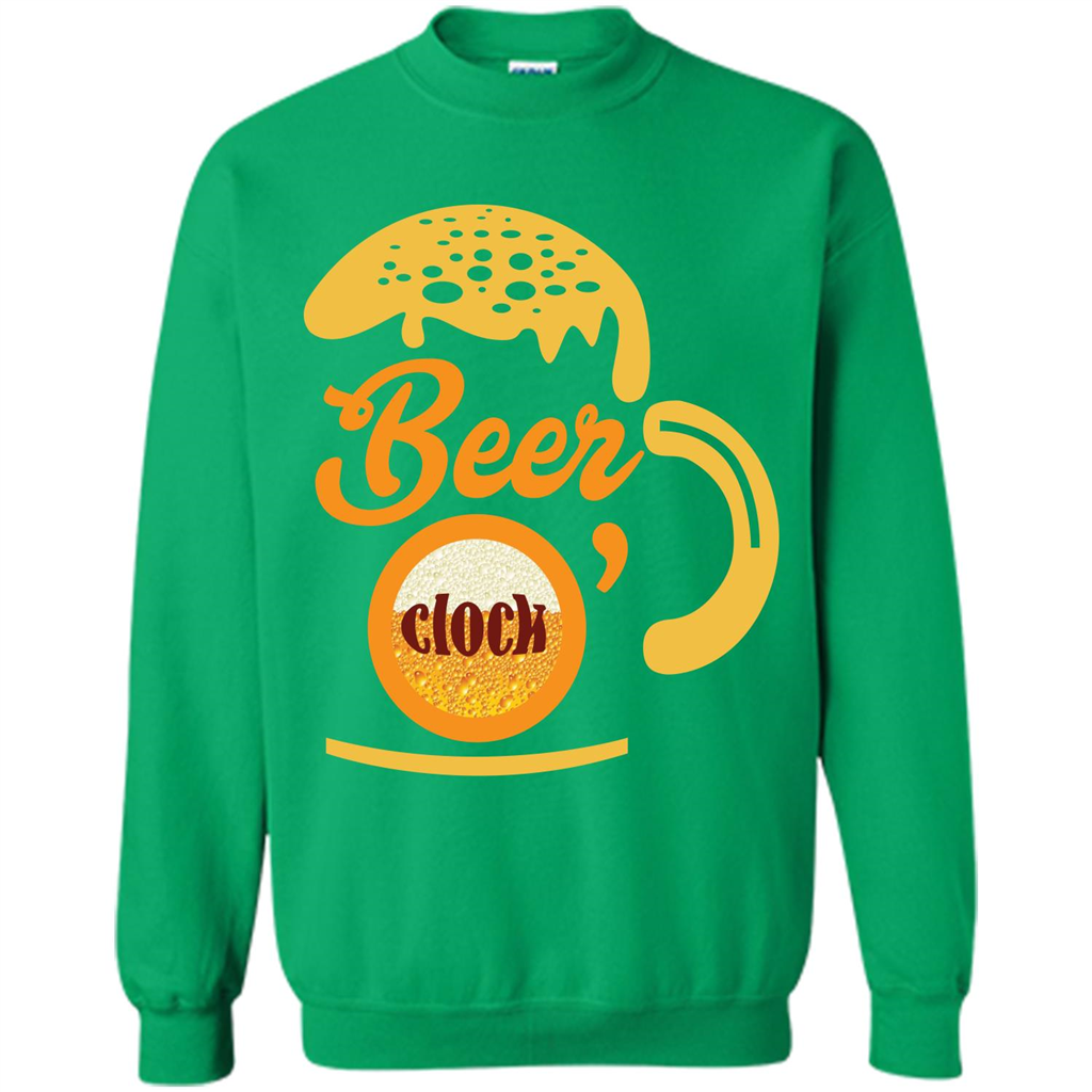 Beer T-shirt Beer O’clock Irish Green