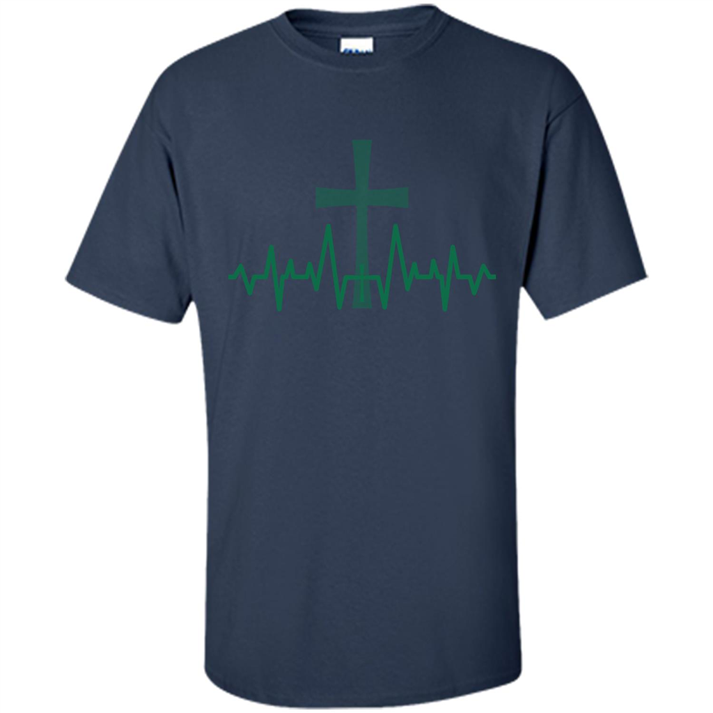 Christian ECG T-shirt Navy