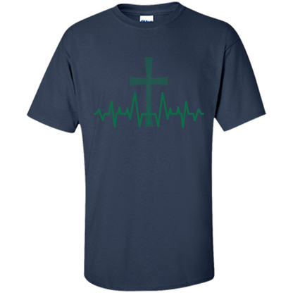 Christian ECG T-shirt Navy