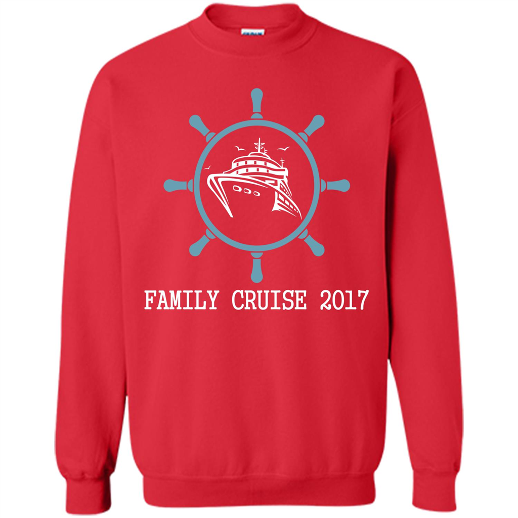 Family T-shirt Family Cruise 2017 Red