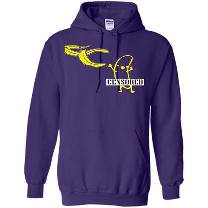 Banana T-shirt Censored T-shirt Purple
