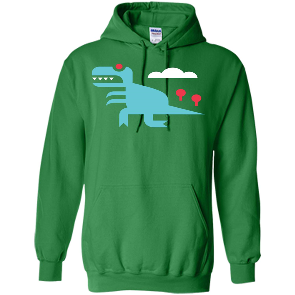 Dinosaur T-Shirt Tee Rex Irish Green