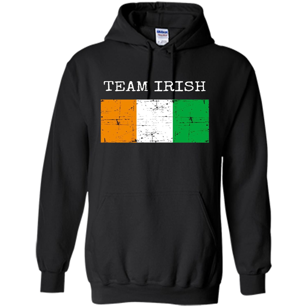 Irish Clothing Irish Flag Shirt Fighting Team T-shirt Black
