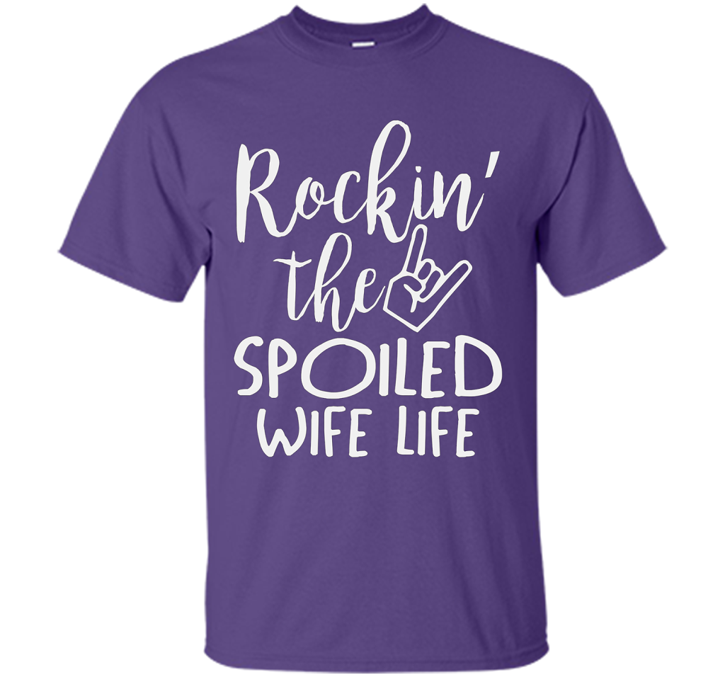 Rockin The Spoiled Girlfriend Life T-shirt Purple