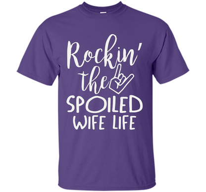 Rockin The Spoiled Girlfriend Life T-shirt Purple
