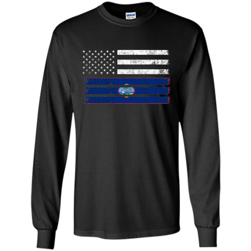 Guamanian American Flag - USA Guam T-shirt