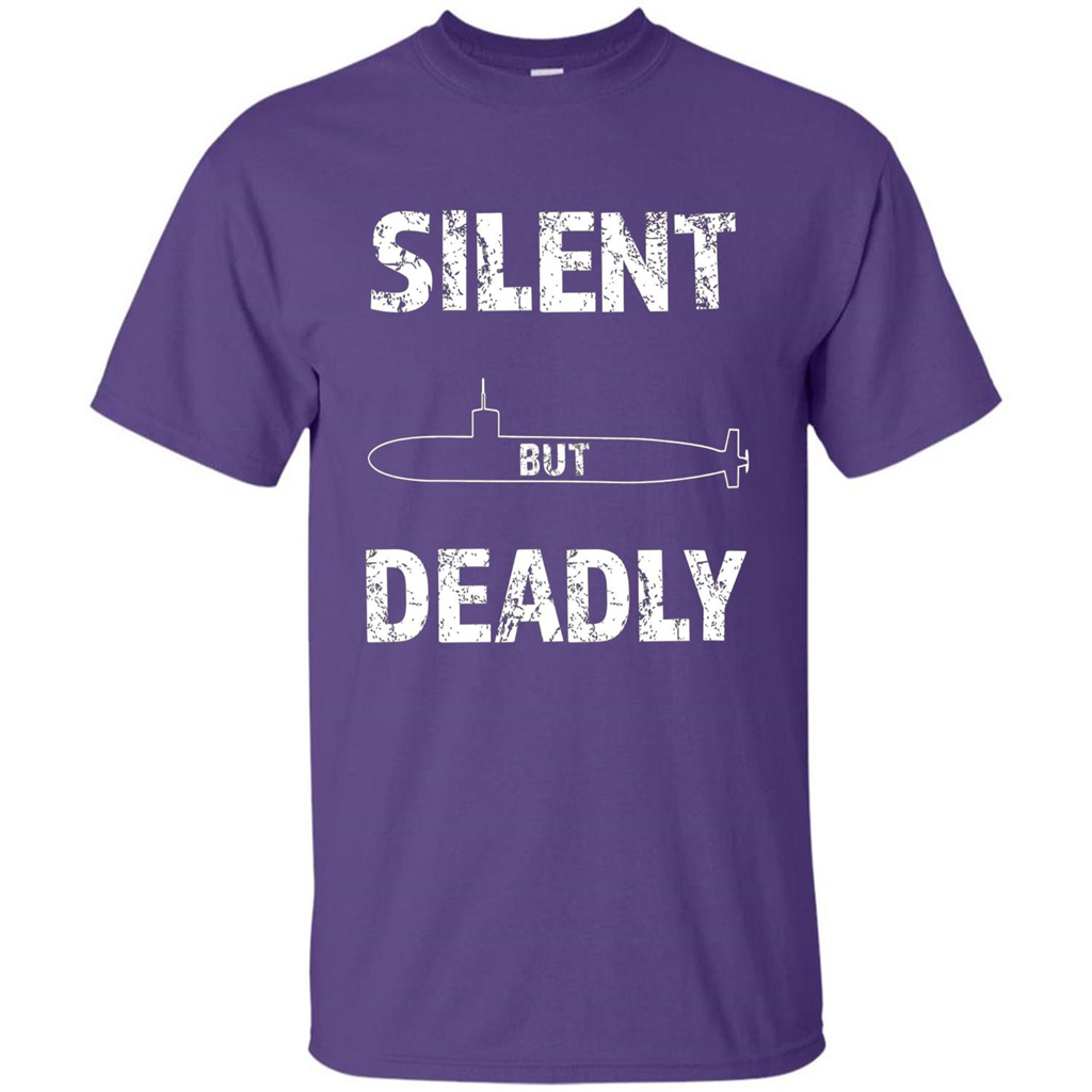 Submariners T-shirt Silent But Deadly T-shirt Purple