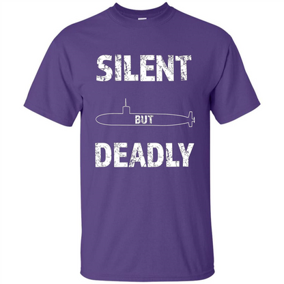 Submariners T-shirt Silent But Deadly T-shirt Purple