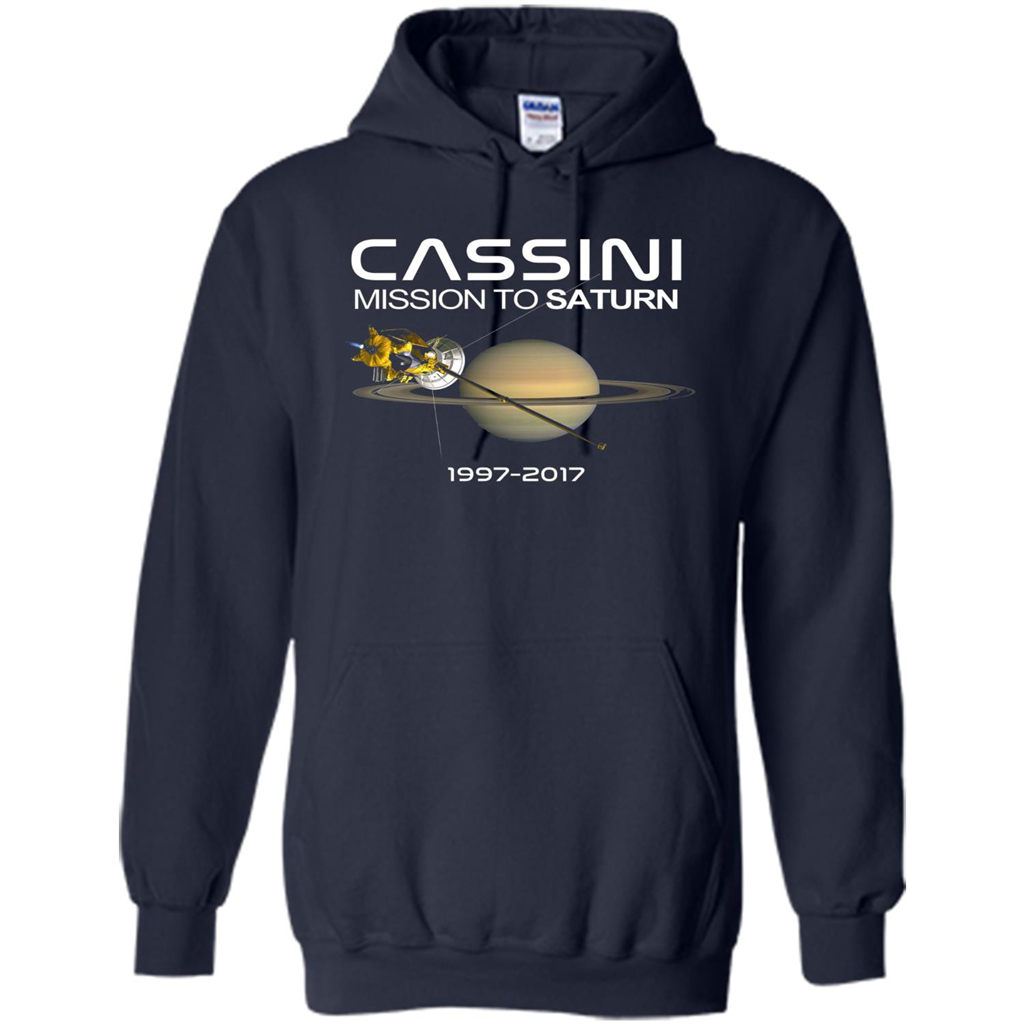 Cassini Mission to Saturn Space T-Shirt Navy