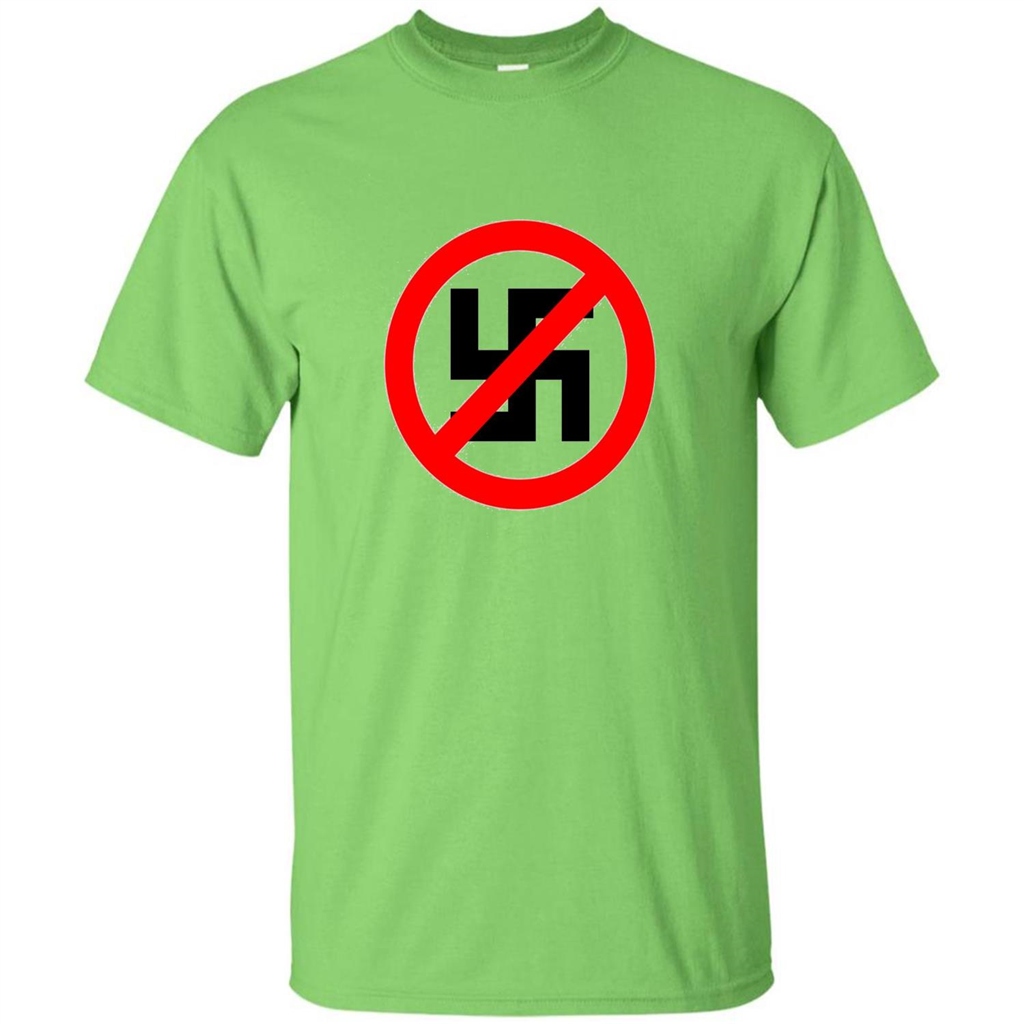 Anti-Nazi Shirt Support Equal Rights T-shirt Lime