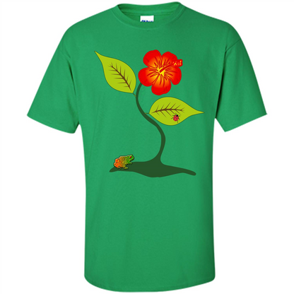 Plant And Flower T-Shirt Irish Green